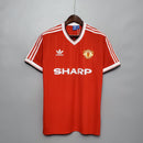 Manchester United 1983 Home Short Sleeve Shirt