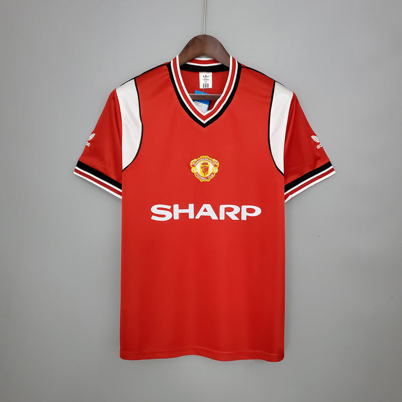 Manchester United 85/86 Home Short Sleeve Shirt