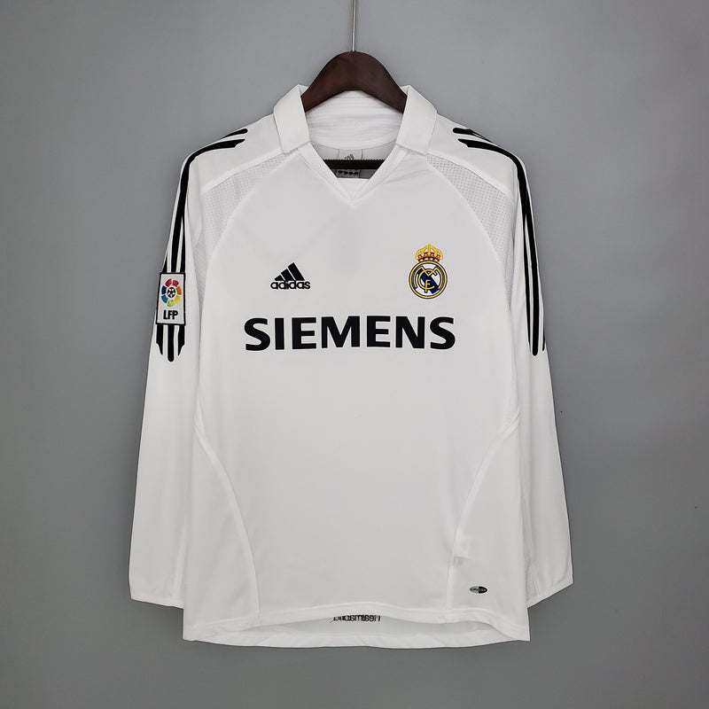 Real Madrid 05/06 Long Sleeve Home Shirt